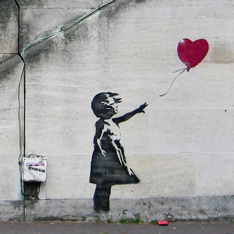 Banksy Herz 30